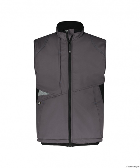 Dassy Bodywarmer Fusion Antracietgrijs/Zwart