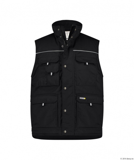Dassy Bodywarmer Mons Zwart