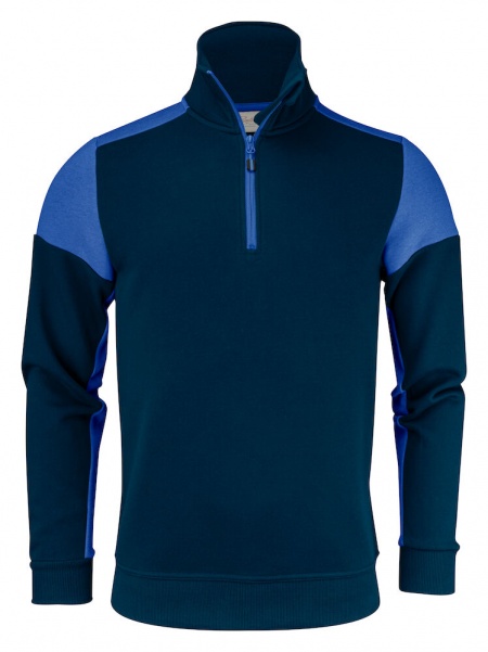 Printer Prime Halfzip Sweater Marine/Kobalt