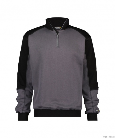 Dassy Sweater Basiel Cementgrijs/Zwart