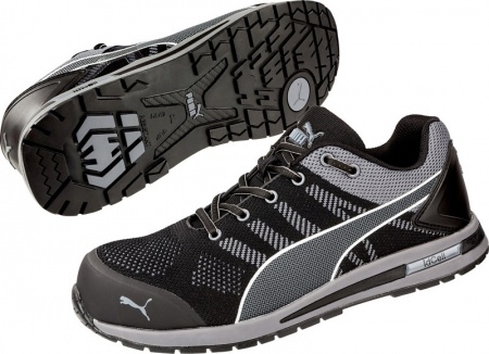 Veiligheidsschoenen Puma 64.316.0 "Elevate Knit Black Low" Laag S1PS