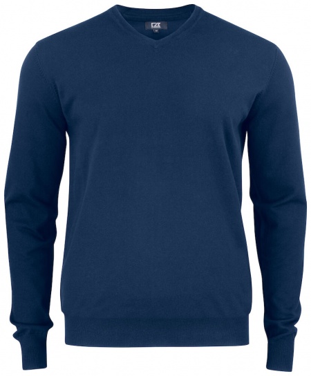 Cutter & Buck Oakville V-Neck Heren Dark Navy