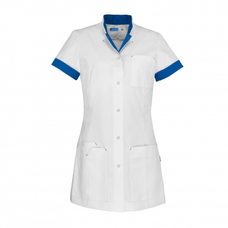 De Berkel Damesjack Jill Wit/Blauw