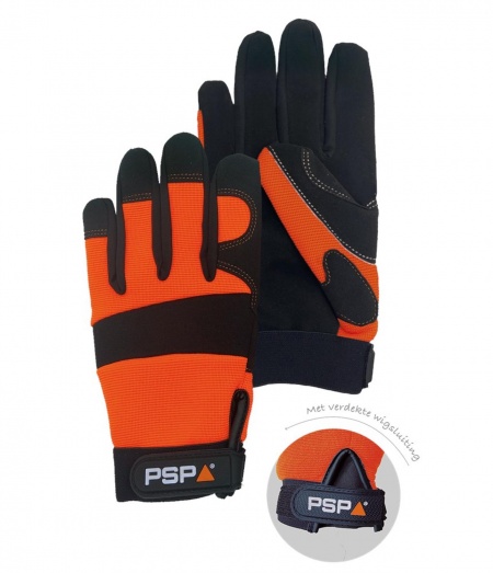 PSP 39-501 Mechanic Hi-Vis Orange Pro Werkhandschoen (12 Paar)
