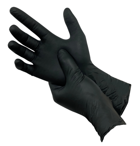PSP 55-246 Single Use Nitrile Gripper Black Pro (5 Dozen van 100 stuks)