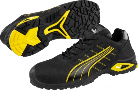 Puma Veiligheidsschoenen 64.271.0 "Amsterdam Low" Laag S3L Zwart/Geel