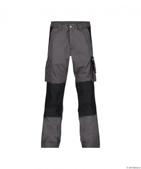 Dassy Werkbroek Boston 300g Cementgrijs/Zwart
