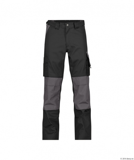 Dassy Werkbroek Boston 245g Zwart/Cementgrijs