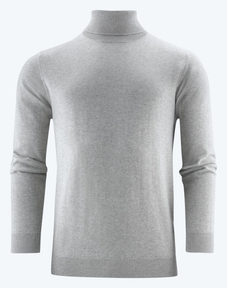 Harvest Ashland Turtle Gebreide Sweater Heren Grijs Mêlée