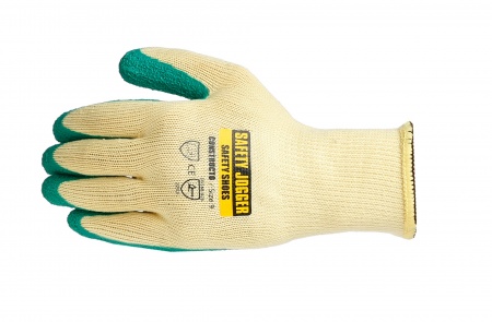 Safety Jogger Constructo Handschoenen (120 paar) Wit/Groen