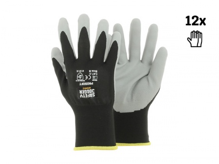 Safety Jogger Prosoft Handschoenen (48 paar) Grijs/Zwart