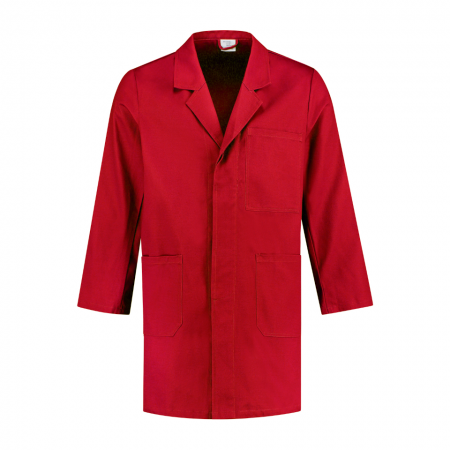 BT Stofjas Classic Drukknopen katoen Rood