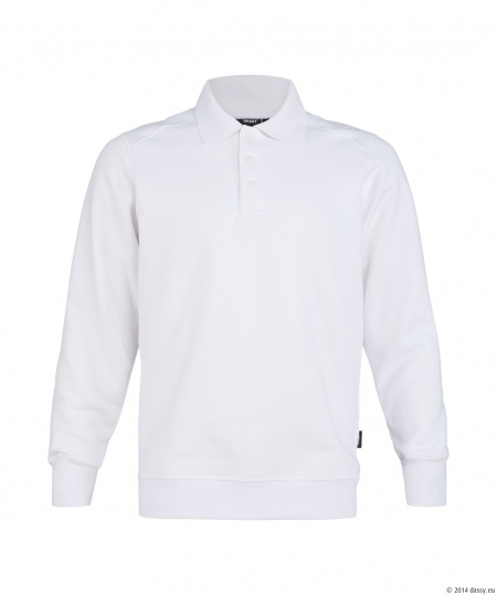Dassy Polosweater Lucid Wit