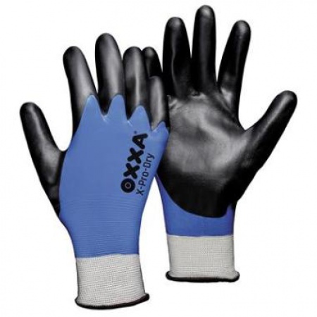 OXXA® X-Pro-Dry 51-300 Handschoen (12 Paar) Zwart