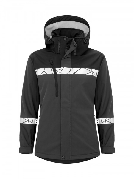 Projob Progression 7417 Softshell Dames Grijs/Zwart