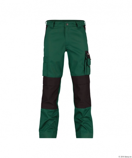 Dassy Werkbroek Boston 300g Flessengroen/Zwart