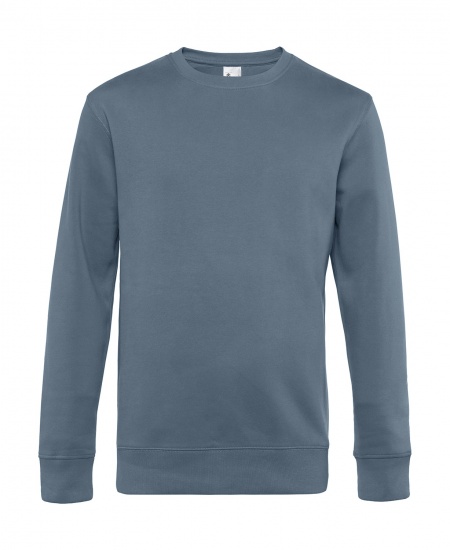 B&C King Crew Sweater  Blu Sky