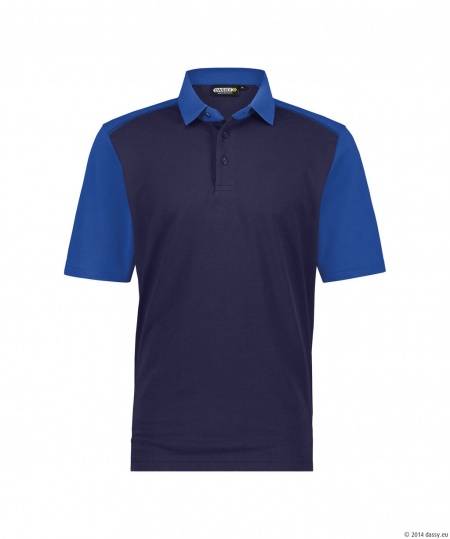 Dassy Polo Cesar Marineblauw/Korenblauw