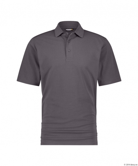 Dassy Polo Hugo Antraciet