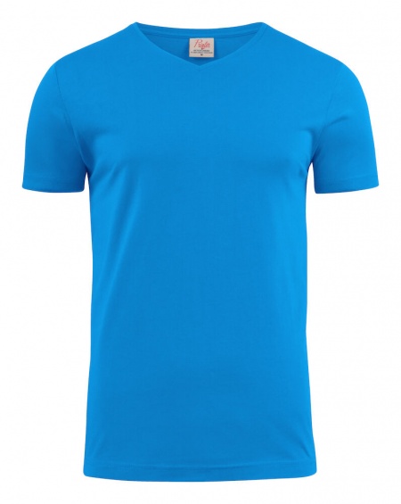 Printer Essentials Heavy V-Neck T-Shirt Short Sleeves (3 stuks) Koningsblauw