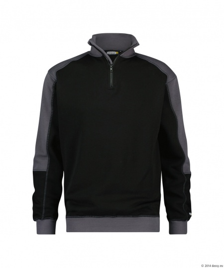 Dassy Sweater Basiel Zwart/Cementgrijs