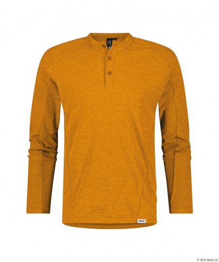 Dassy Henley Shirt Serengeti Zonnebloemgeel