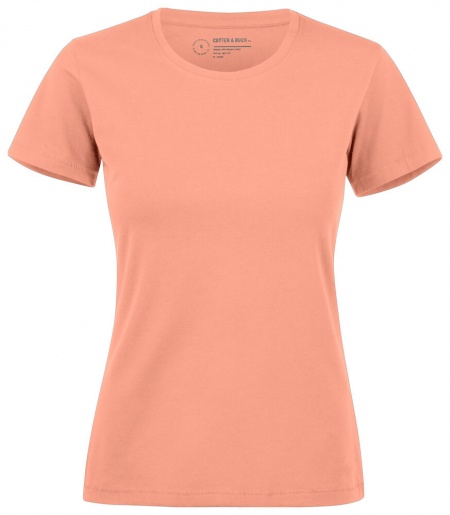 Cutter & Buck Manzanita Roundneck T-Shirt Dames Papaya