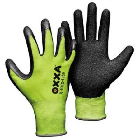 OXXA® X-Grip-Lite 51-025 Handschoen (12 Paar)  Zwart