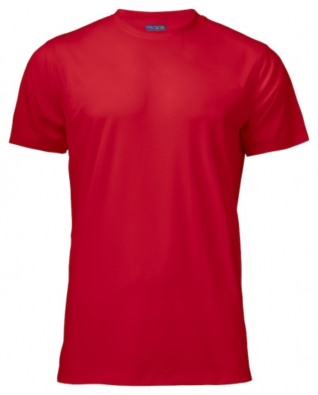 Projob 2030 T-Shirt Polyester (3 Stuks) Rood