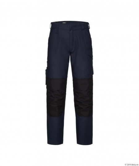 Dassy Werkbroek Ando Nachtblauw/Zwart