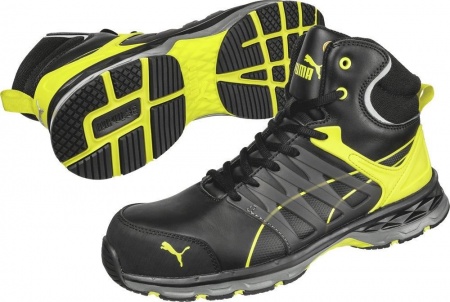 Veiligheidsschoenen Puma 63.388.0 "Velocity 2.0 Yellow Mid" Hoog S3