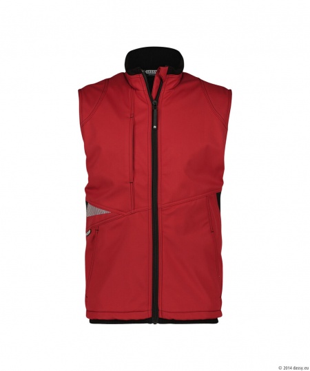 Dassy Bodywarmer Fusion Rood/Zwart