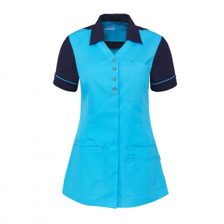 De Berkel Damesjack Carmen Turquoise/Marine