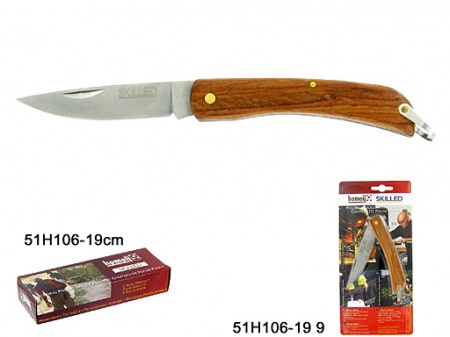 Homeij Zakmes Skilled RVS Rozenhout 19cm