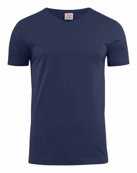 Printer Essentials Heavy V-Neck T-Shirt Short Sleeves (3 stuks) Donker Marine