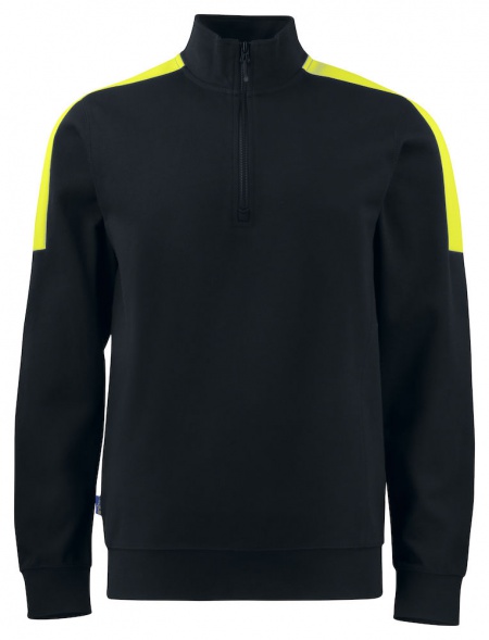 Projob Prio 2128 Sweatshirt  Zwart/Geel