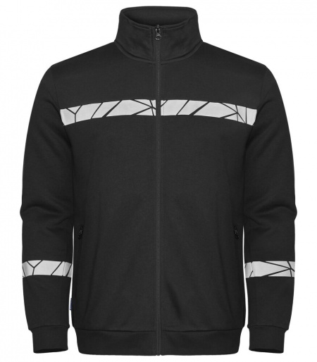Projob Progression 7103 Sweater Volledige Ritssluiting Zwart/Zwart