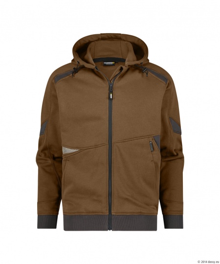 Dassy Sweater Lunax Leembruin/Antracietgrijs