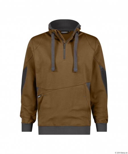 Dassy Sweater Stellar Leembruin/Antracietgrijs
