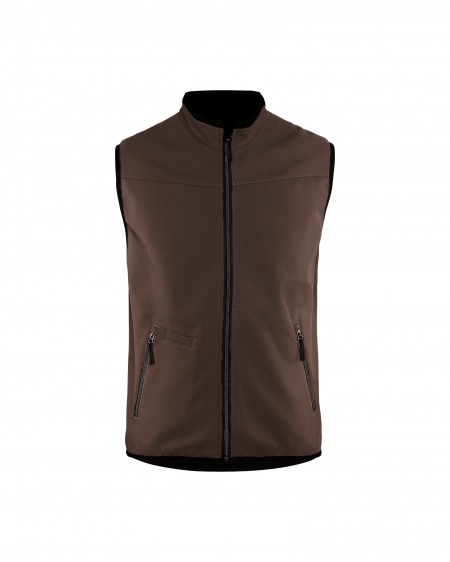 Blaklader Softshell bodywarmer 3850 Bruin/Zwart