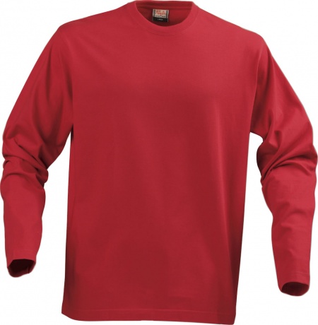Printer Essentials Heavy Long Sleeve T-Shirt (3 stuks) Rood