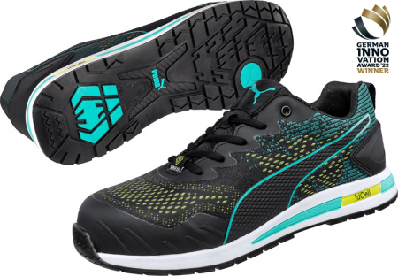  Puma Veiligheidsschoenen 64.305.0 "Vivid Green Heart" Laag S1PS